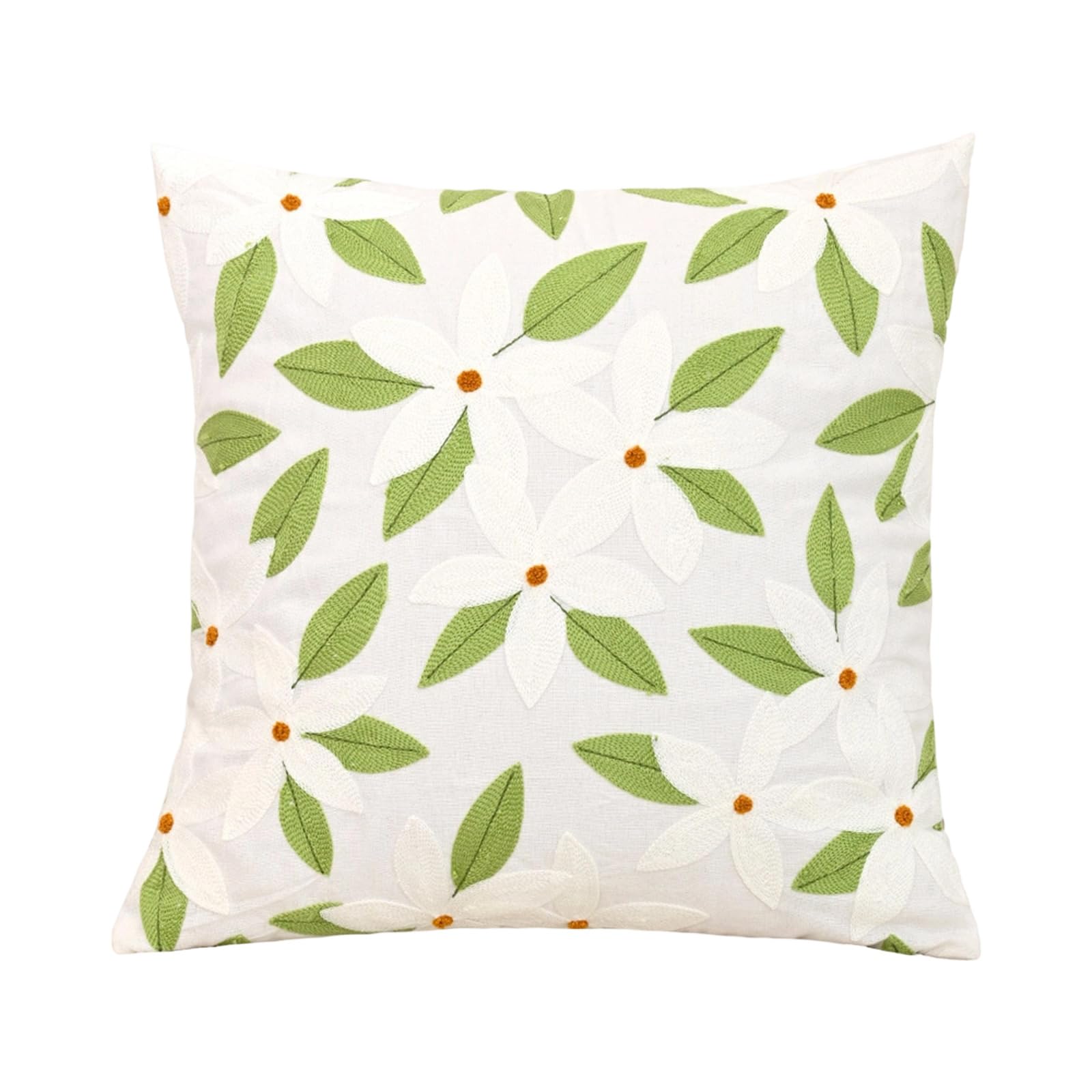 Limtula Decorative Throw Pillow Case with 3D Embroidery Design in 3 Beautiful Color Addition Spring Home Accessories