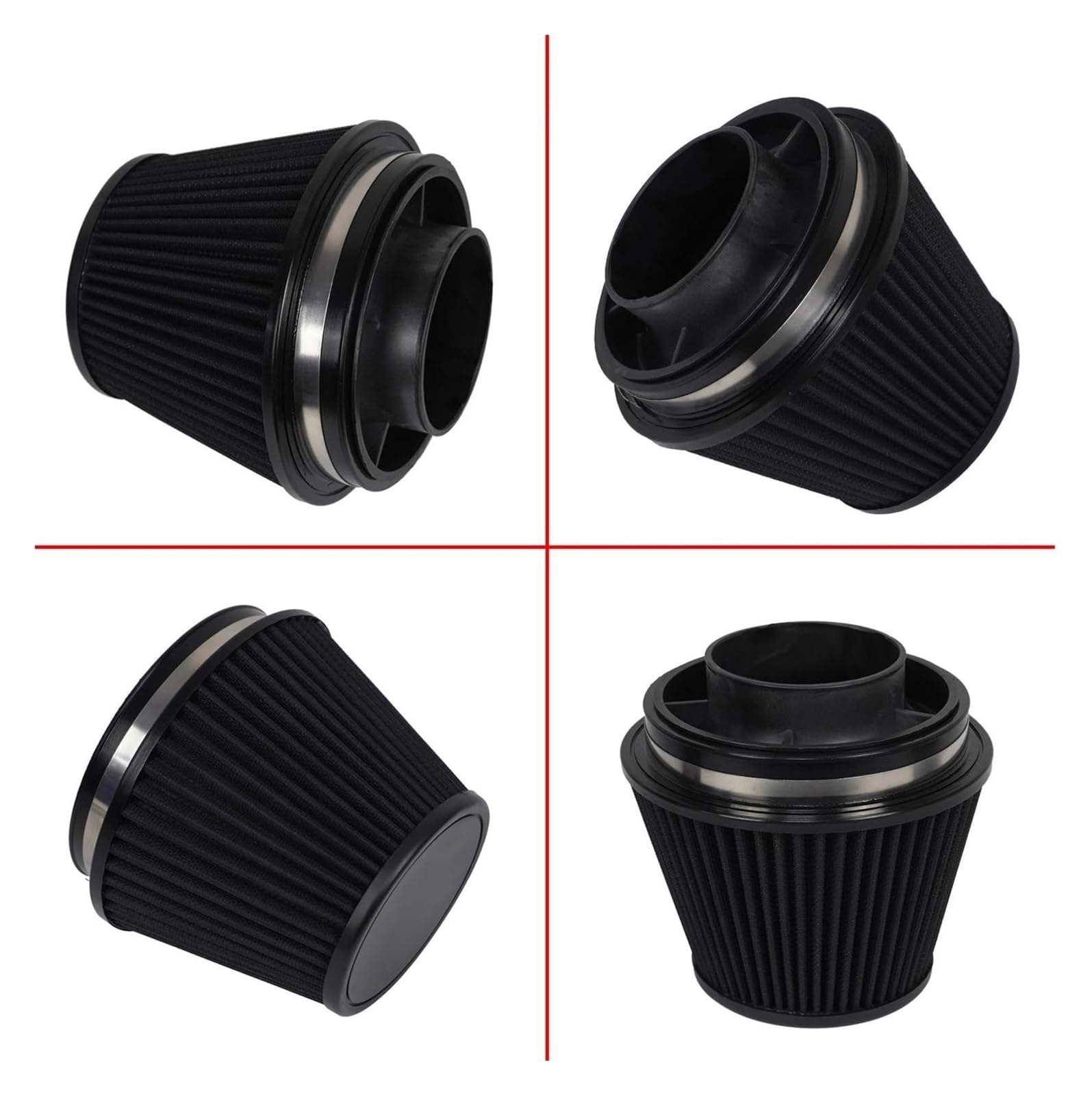 Manguera Admisión Para Mustang GT 5.0L V8 2015-2017 Manguera Ventilación Entrada Aire Kit Tubo Frío Con Filtro Alto Flujo Gas