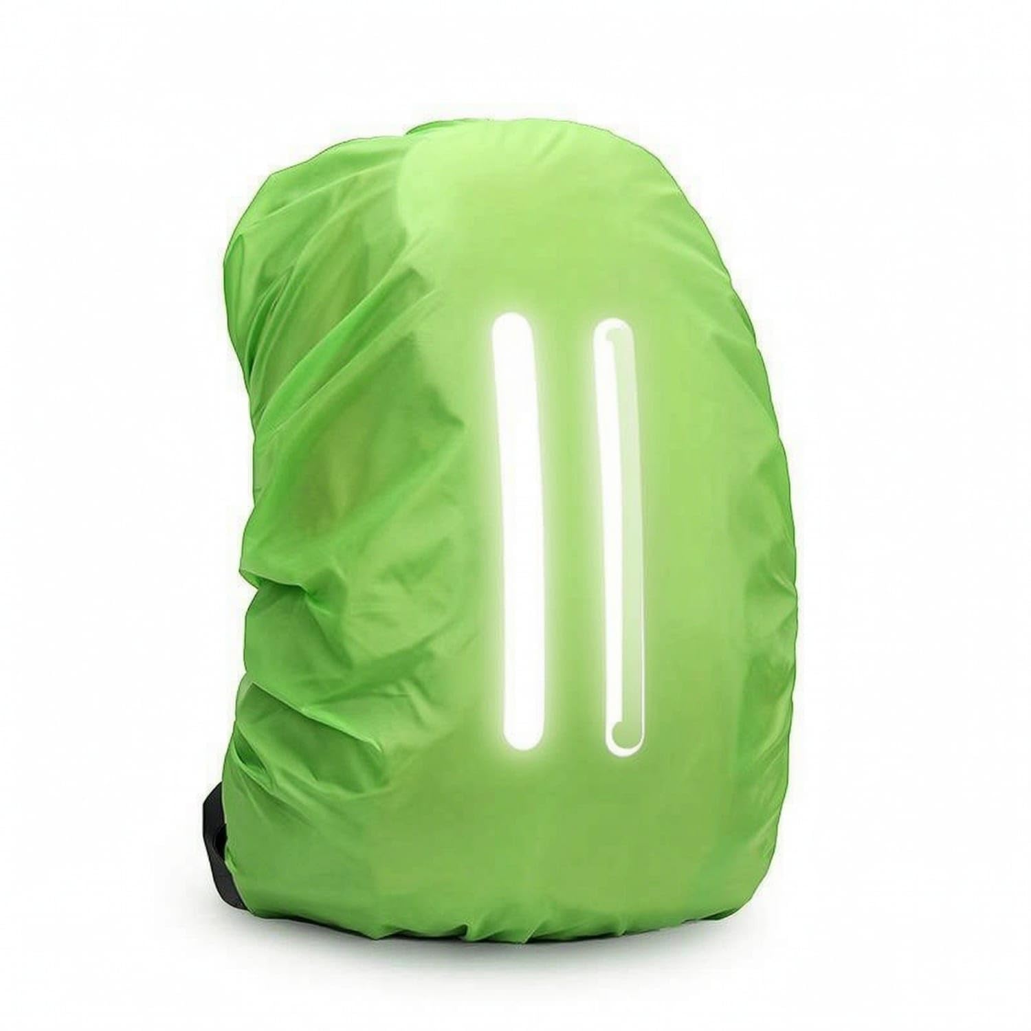 Waterproof Backpack Rain Cover with Reflective Strip Hi-Visibility Backpack Rain Cover Elastic Lightweight for Hikers, Commuters, Students, Hiking, Commuting, Travel, Fluorescent Green, XXXL-image-19