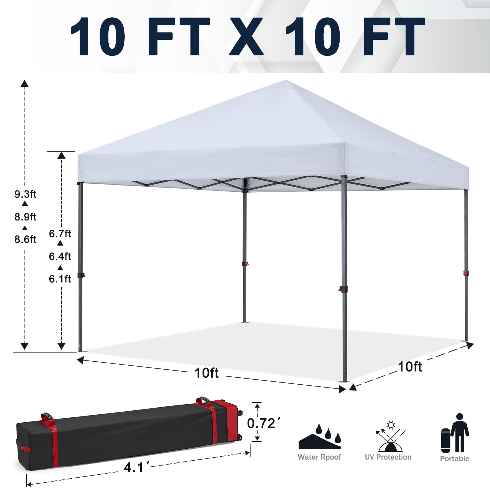 Amazon.com : COOSHADE Durable Easy Pop Up Canopy Tent