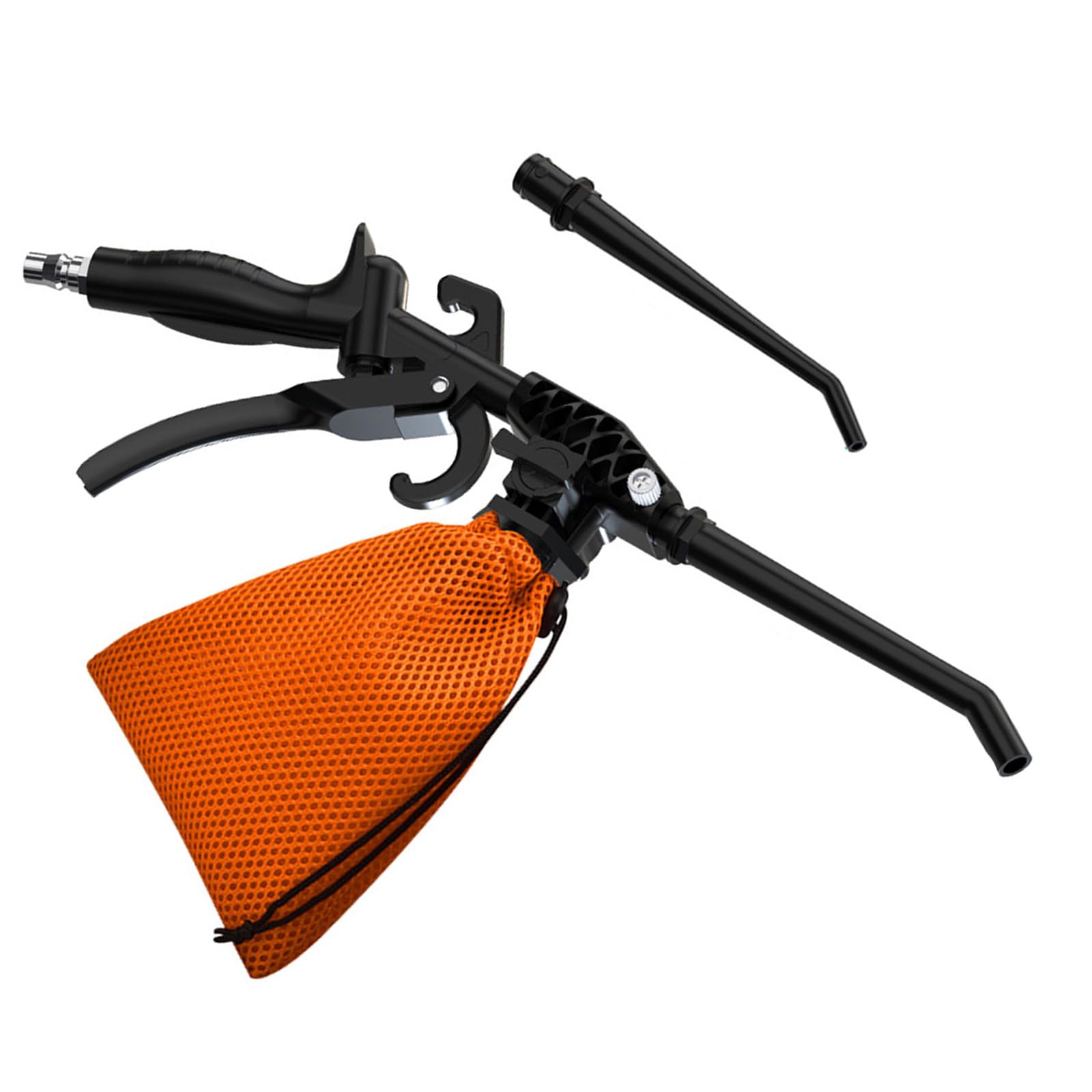 Buxuaaaa Nylon Industrial Vacuum Blower Comes With 3.5Mm / 7Mm Nozzles 0.5L Collection Bag For Workshop Debris Removal Tool Blowing Vacuum