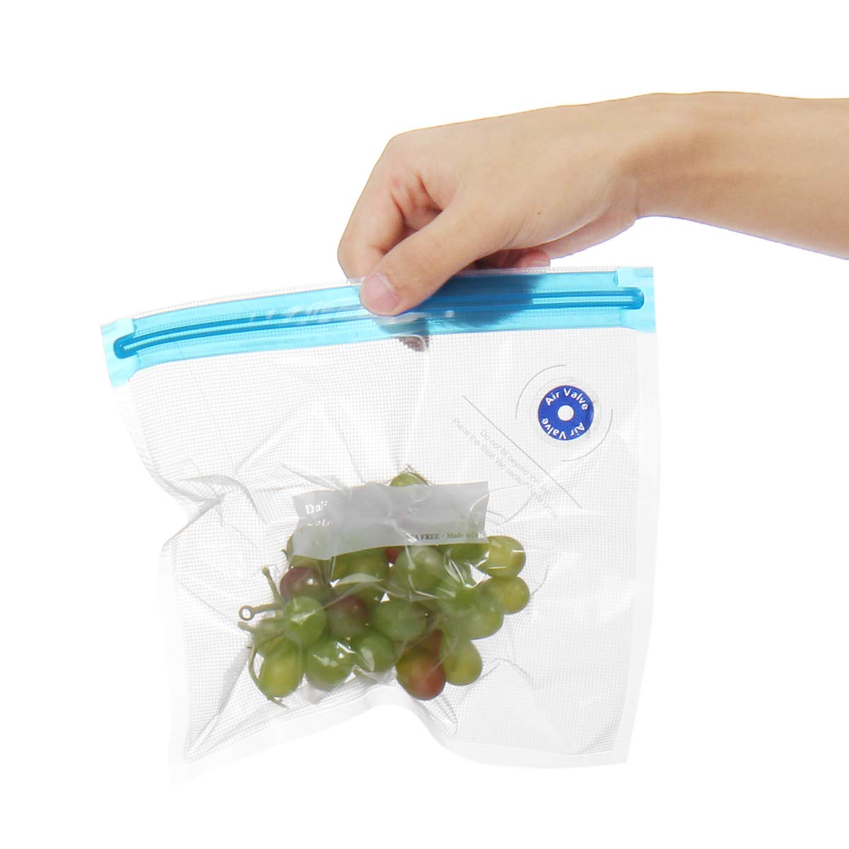 38Pcs Riutilizzabili Buste Sottovuoto Per Alimenti Etichetta Per Imballaggio Borse Per Risparmio Di Conservazione Con Pompa Per Vuoto Manuale