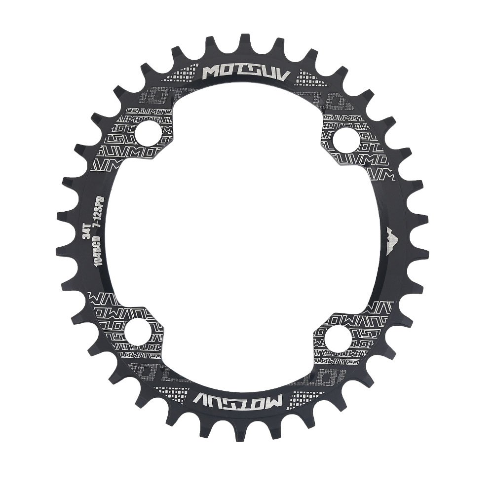 BUCKLOS Pédalier carré 170 mm pour VTT 104 BCD,Pédalier à dents larges BUCKLOS Pédalier carré 170 mm pour VTT 104 BCD,Pédalier à dents larges
