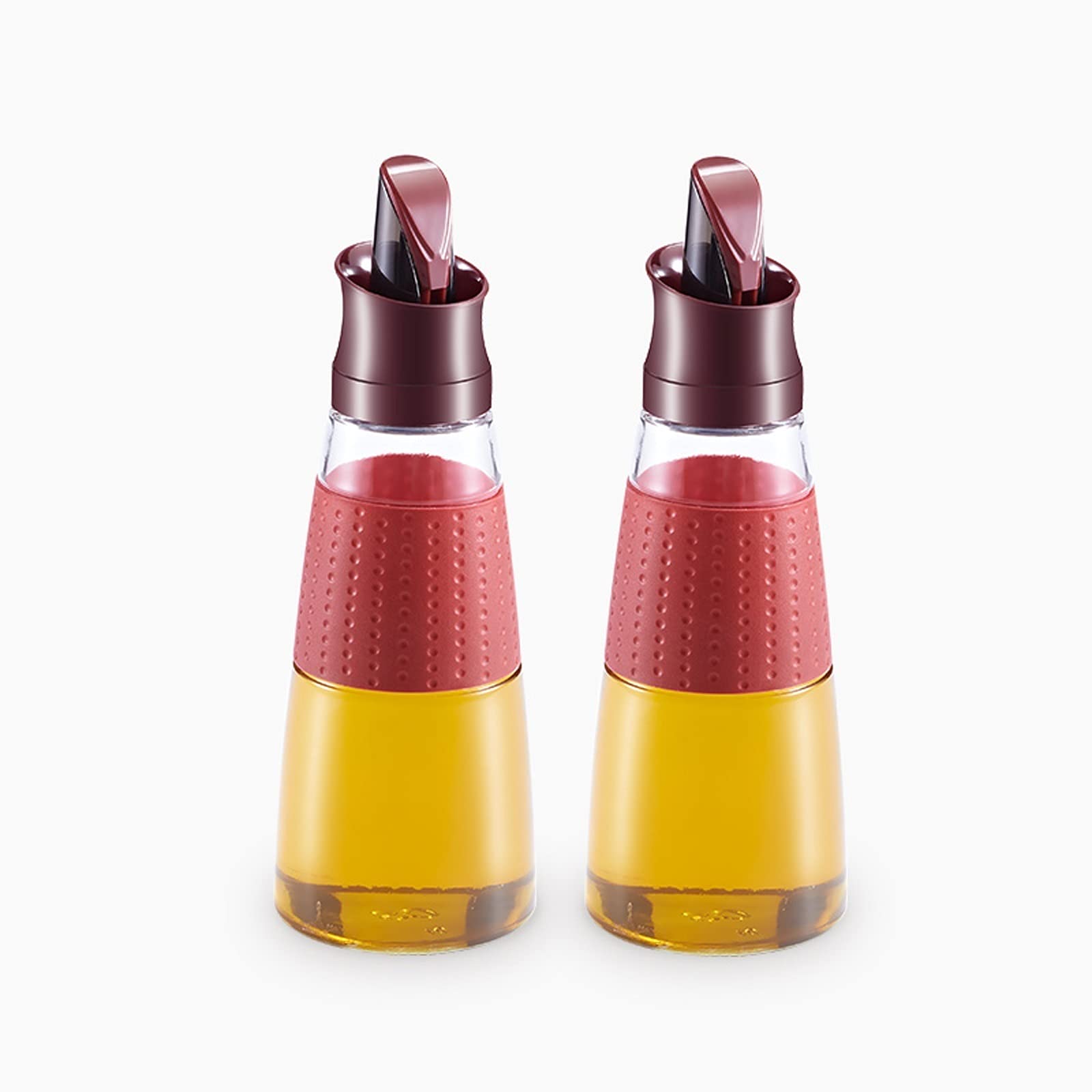Dispensador de Botellas de Aceite y Vinagre Botella de aceite de aceite de oliva de vidrio de vidrio de vidrio de vidrio de vidrio Botella de vinagre de aceite adecuado for el restaurante de la cocina