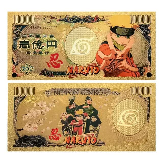 Buy Kustomz Vikings Japnese Anime Uzumaki Naruto 10000 Yen Gold Lucky ...