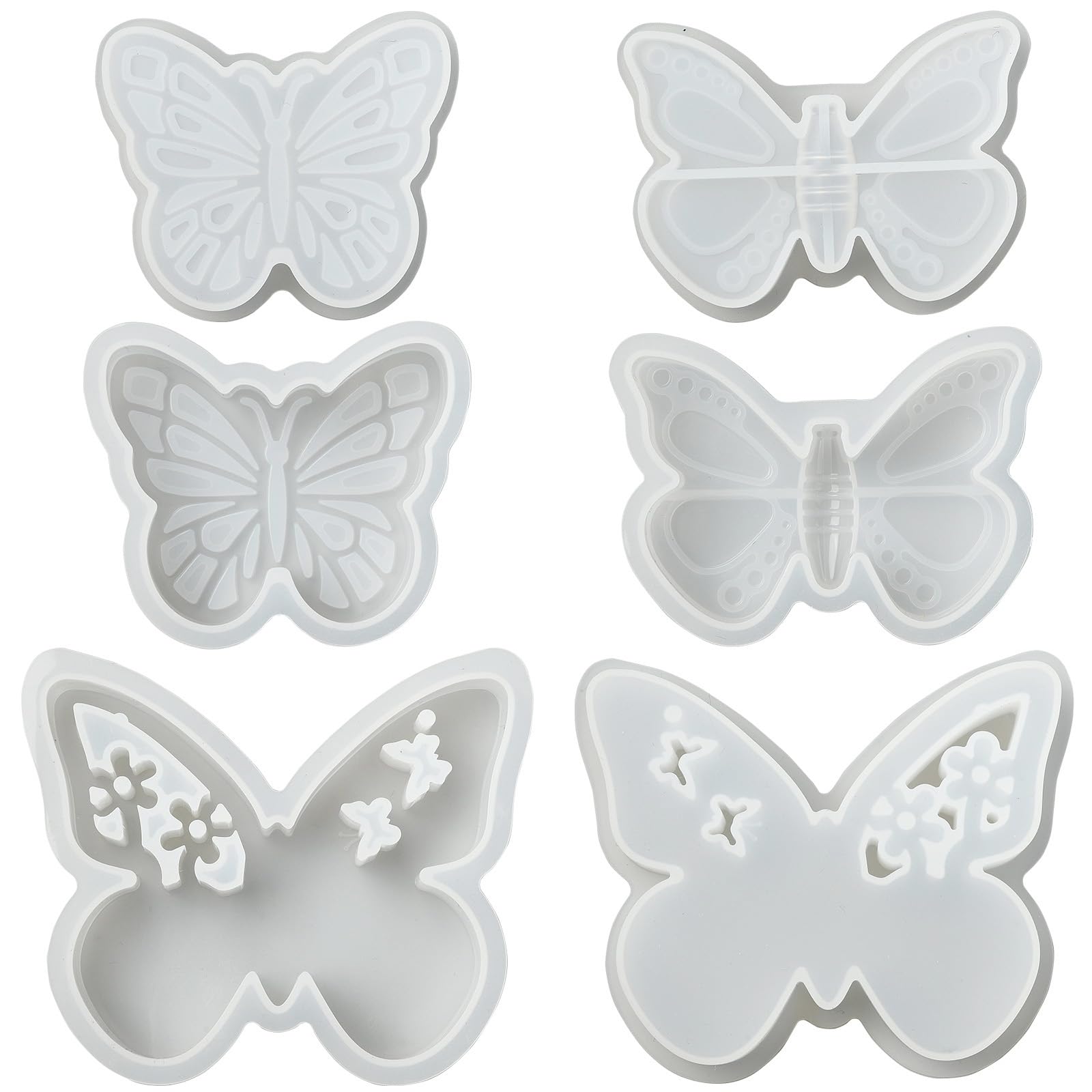 Moule à bougie papillon en silicone anti-adhérent pour réussir vos loisirs créatifs