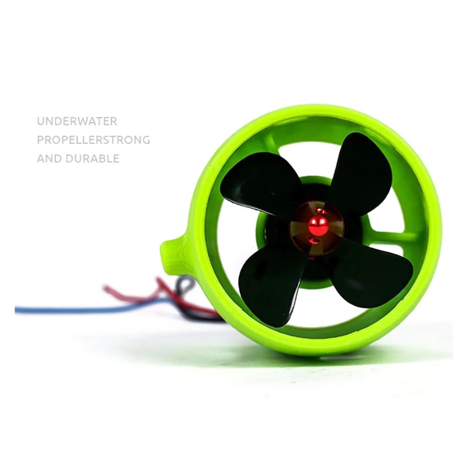 Motor sin escobillas de 12-24 V 20 A, propulsor Submarino 4 Palas, Accesorio for Barco Cebo RC, , Robot(Clockwise)