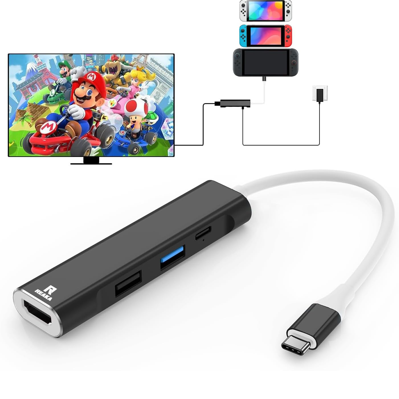 Amazon.com: RREAKA TV Dock for Nintendo Switch 2 / Switch/Switch