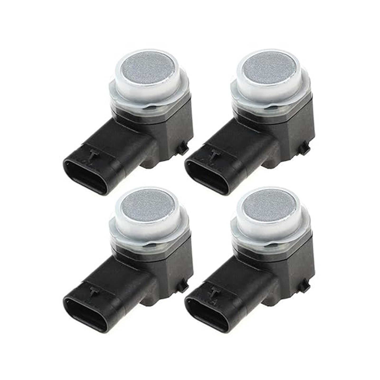 Sensores Aparcamiento Sensor De Control De Distancia Estacionamiento De Objetos con Asistencia PDC para Automóvil Asistencia Marcha Atrás Radar Asistencia Cj5t15k859aaw(Blanco,4pcs)
