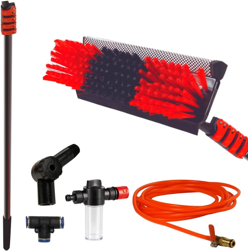 Navaris Balai-Brosse Télescopique Pour Voiture - Raccord D