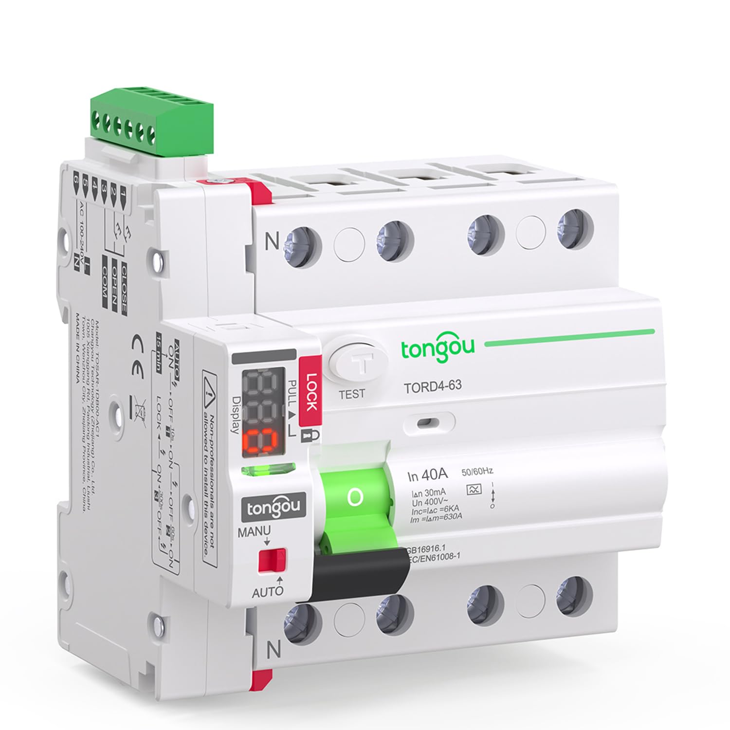 DZ47LE-32 Disjoncteur Différentiel RCCB Disjoncteur De Courant Résiduel