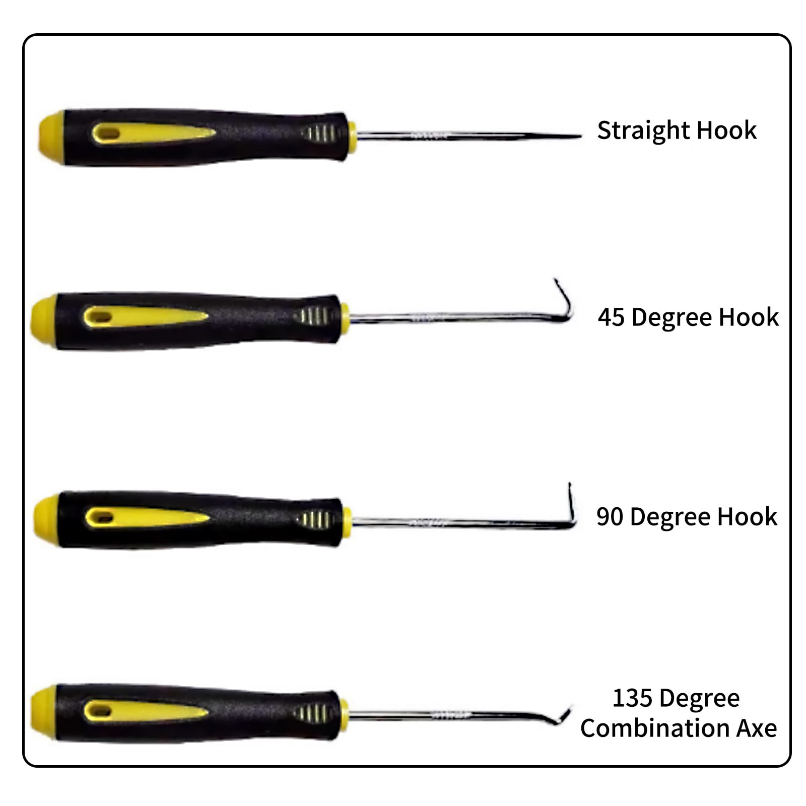 VZU 8-Piece Precision Hook and Pick Set, Extra Long Hook Tool and Lock Pick Set - Image 3