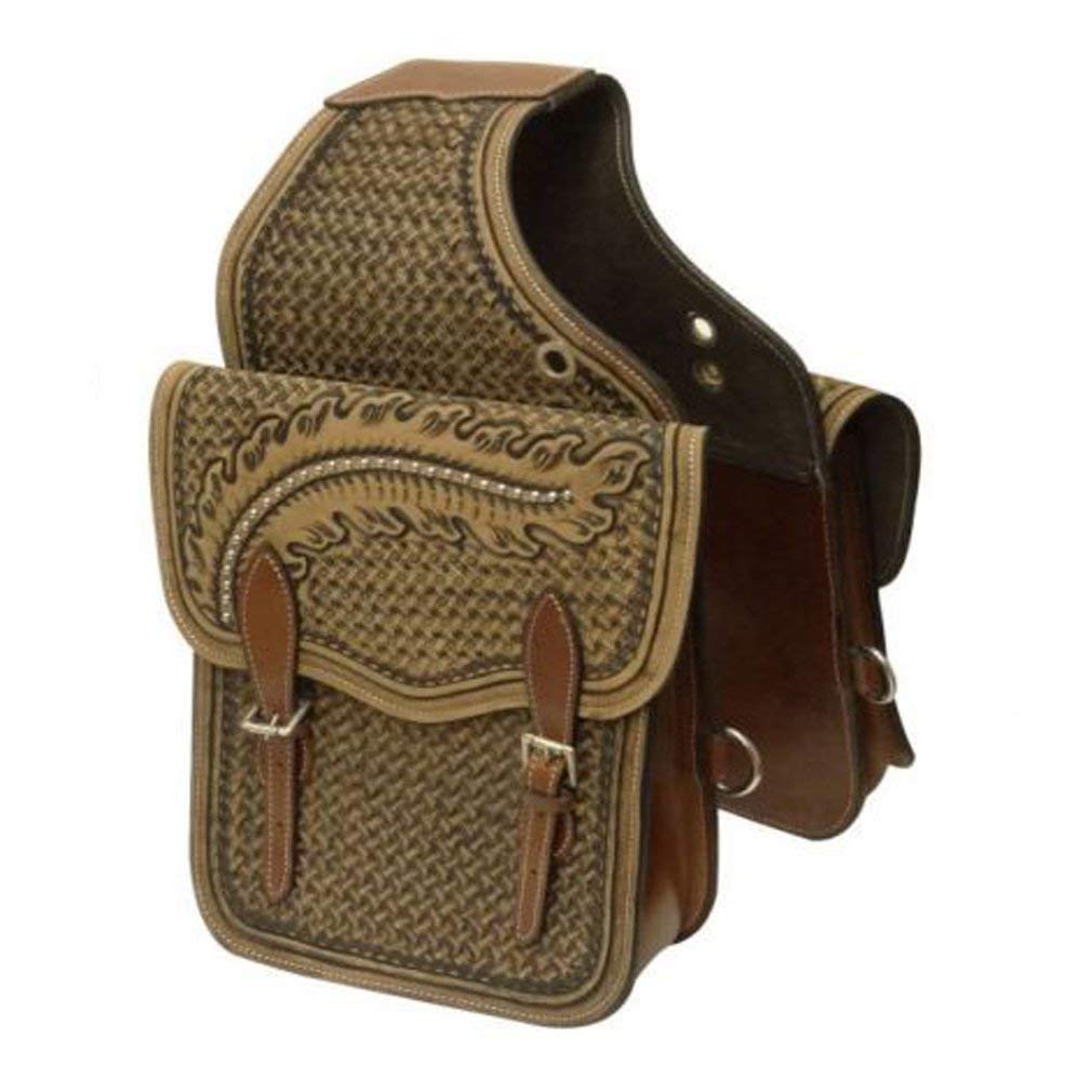 Horse Equipment And Gear BNB International Genuine Cowhide Leather Western  Saddle Bag 10x10x3 5 Inch Tooled 372967 Horse Saddle Bags
