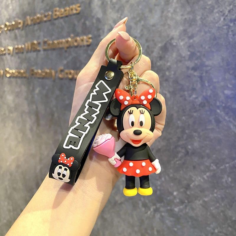 Image of Mouse Keychains For Girls Boys, Cute Pendant Keychains Accessories, Kawaii Key ring Purse Backpack, Key Wristlet Key Car