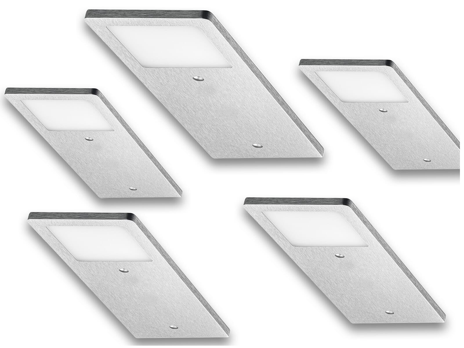 HÄFELE - 833.77.463 Unterbauleuchte Loox5 LED 3100 Connect Mesh Silberfarben 5-er Set
