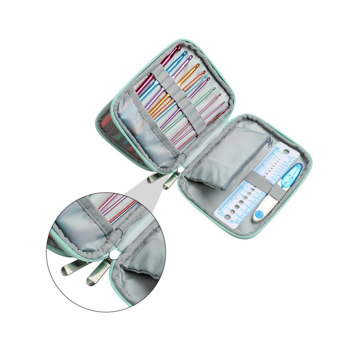 Artibetter Buntes Strickset Mit Ergonomischen Tpr-softgriff Häkelnadeln in Verschiedenen Handliches Diy Häkelzubehör Für Komfortables Häkeln Von Decken Mützen Und Schals