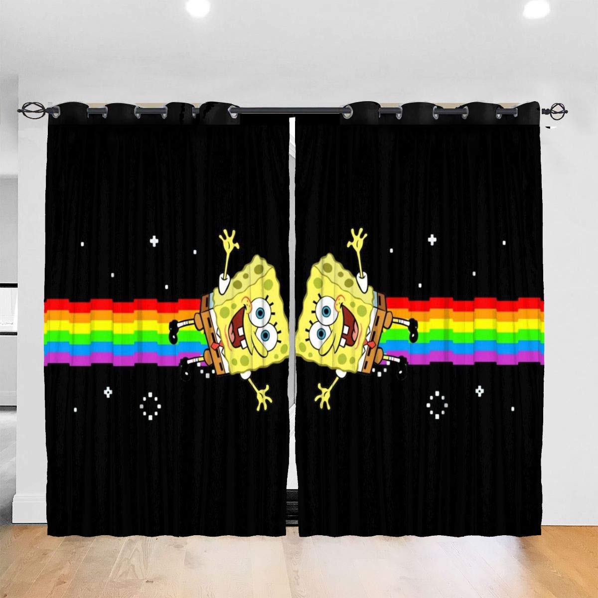 Spongebob Squarepants Bedroom Curtains Curtains & Drapes 2023