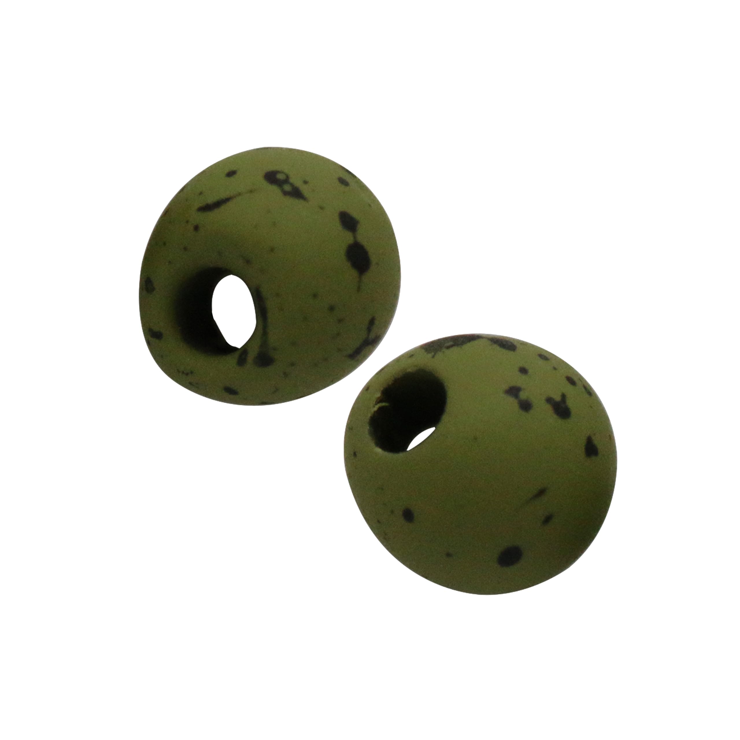 25 Pack 2.3mm-7.0mm Multiple Color Options Offset Tungsten Beads for Fly Tying