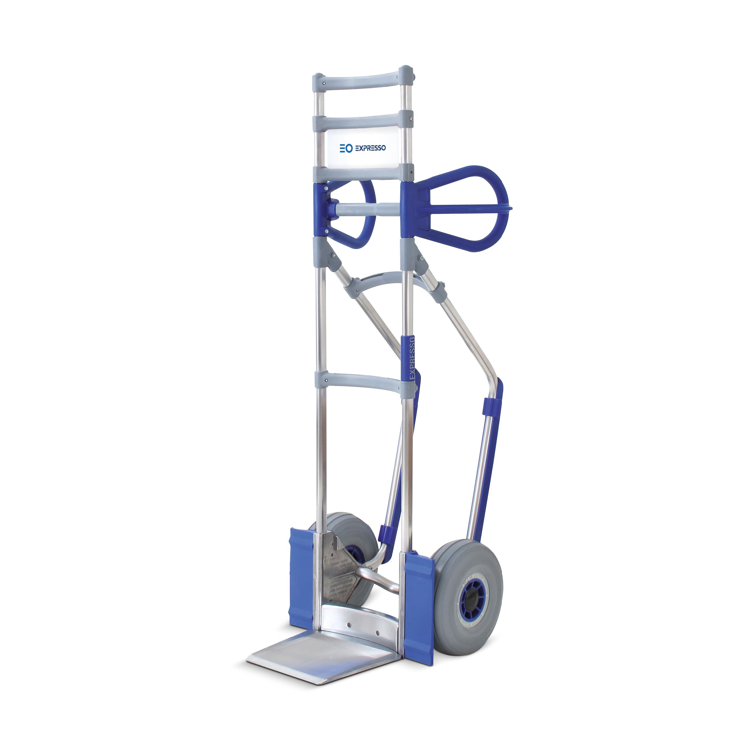 Vollmontierte EXPRESSO Alu Profi- Sackkarre für Getränkekisten & Elektrogeräte AE24381125 / 250kg / pannensichere Vollgummireifen/Schaufel L 24,5 x B 22 cm