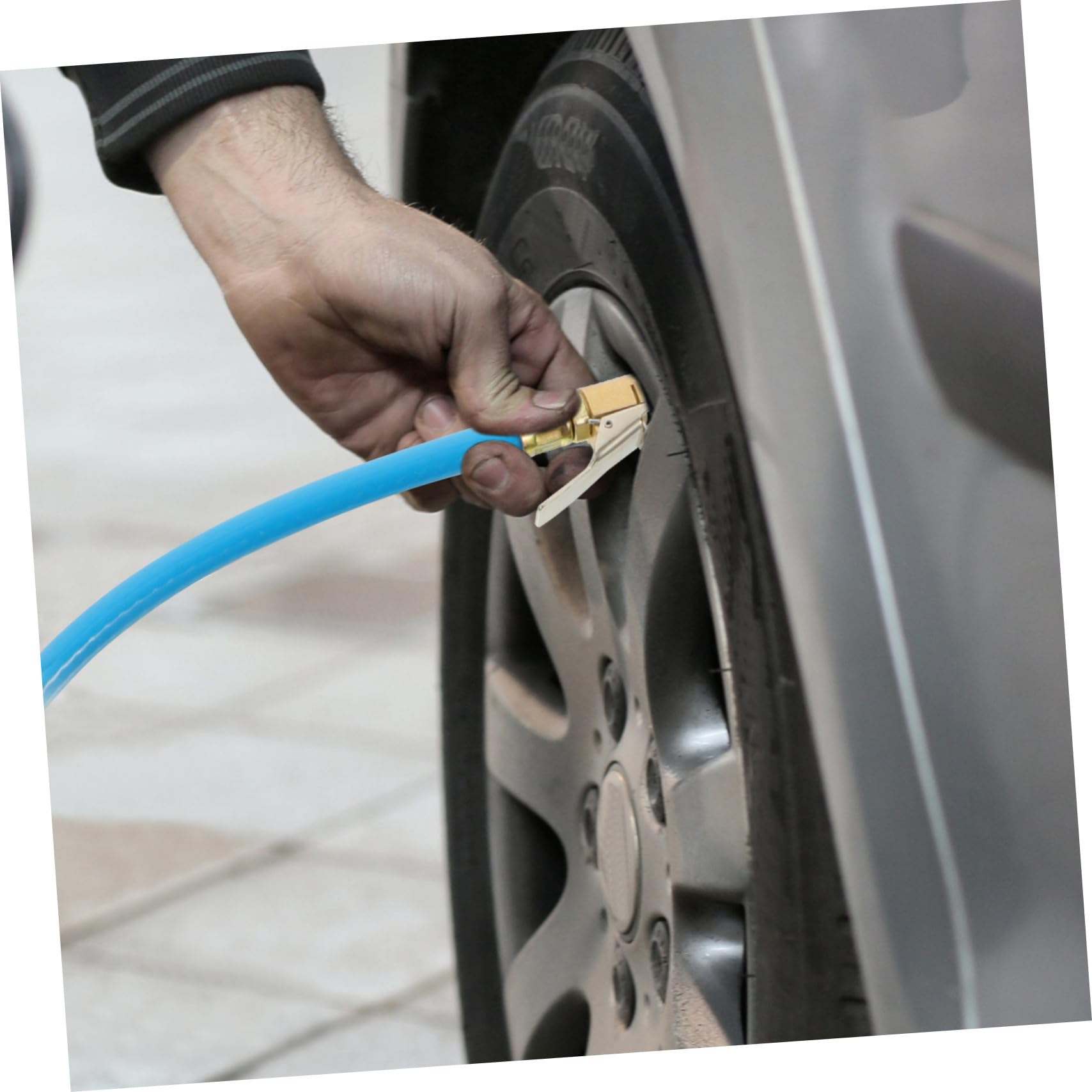 BESTYASH Manomètre de Pression des Pneus Outil de Test pour Pneus de Voiture Manomètre Portable pour Mesurer la Pression Air