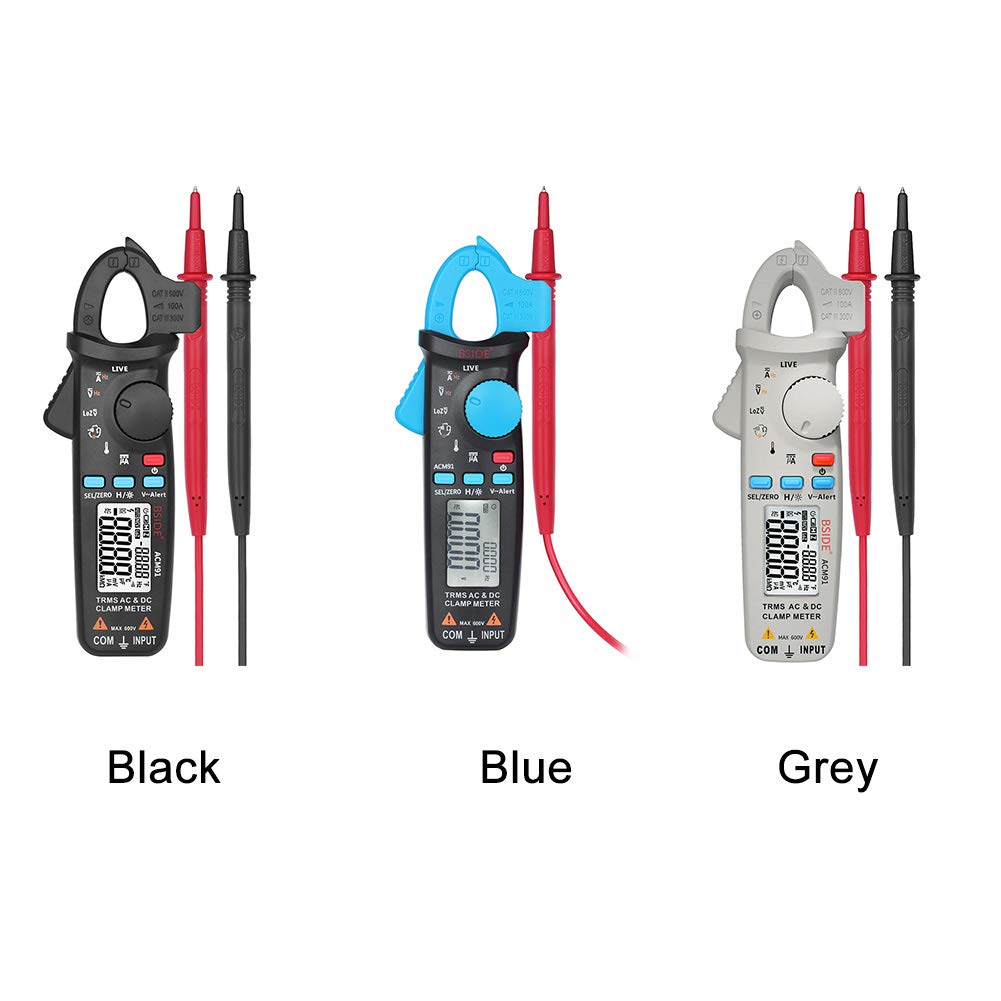 ACM91 Digital Clamp Meter AC/DC Current True RMS Auto-Ranging 6000 Counts Volt Meter Low Impedance Voltage Tester Portable Digital Multimeter