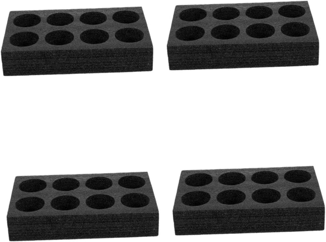 SOLUSTRE 4pcs Cup Fixing Holder Multi-hole Cup Carrier for Takeout Beverages Reusable Tray for Tea Coffee and Cold Drinks Stable Design Prevents Leakage for Deliveries and Storage