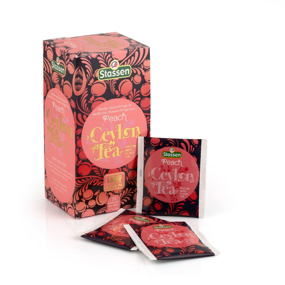 TIB The Infinity Box Pure Ceylon Peach Tea – 25 Tea Bags | Aromatic & Fruity Black Tea | Refreshing & Flavorful | Pack Of 4 - Image 4 thumbnail