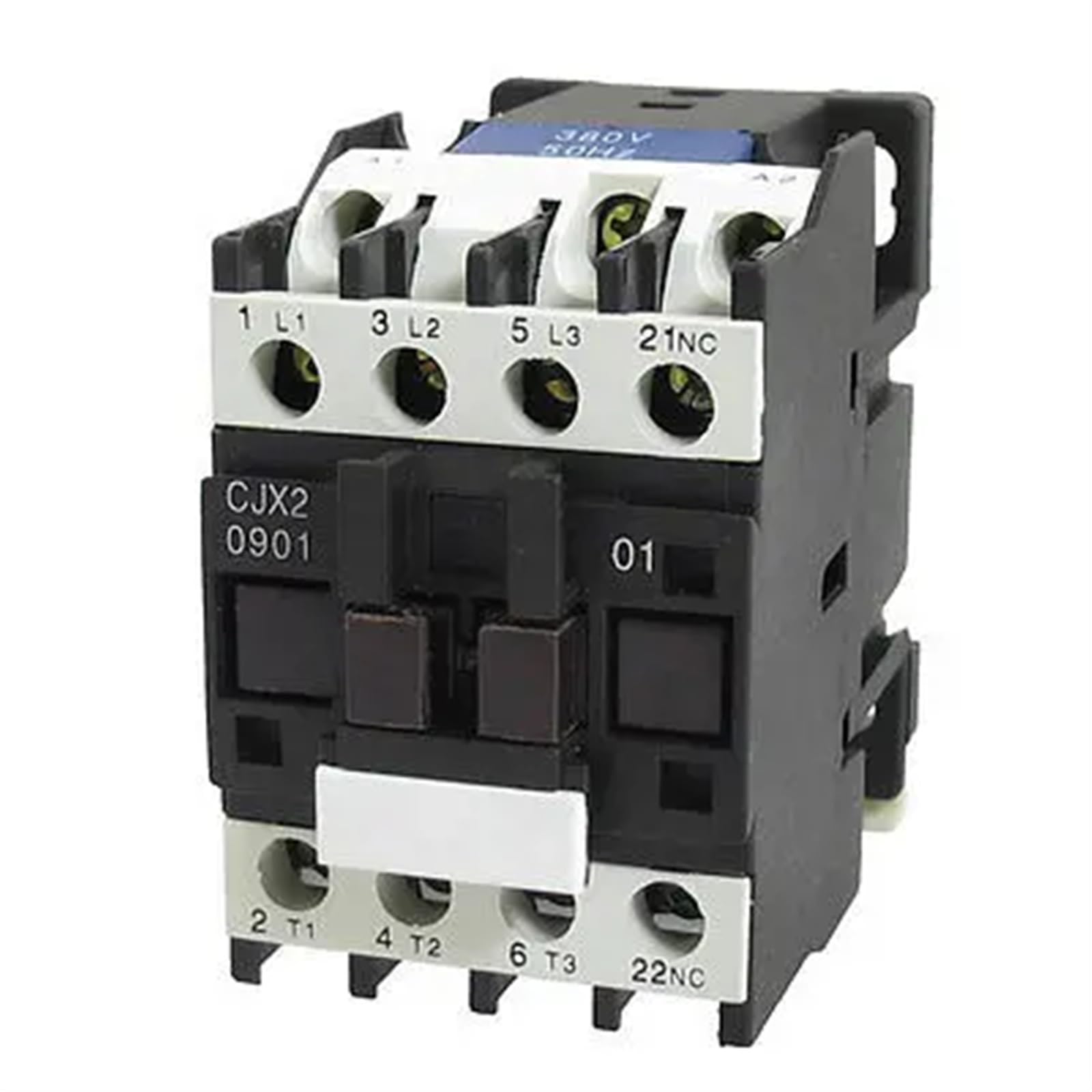 QEFHSVVZE CJX2-0901 660V 3 Poles 3P NC 35mm DIN Rail AC Contactor 380V Coil