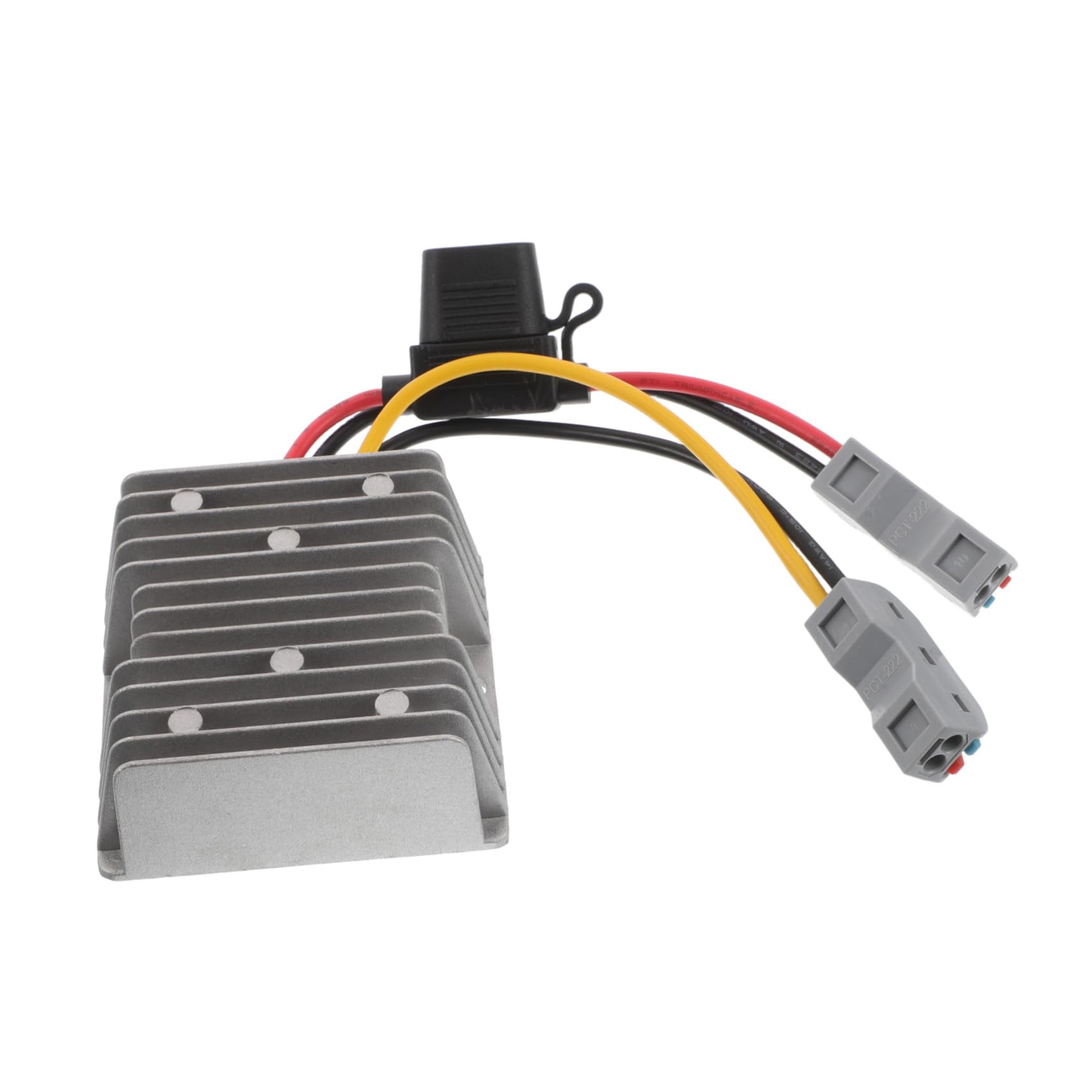FOMIYES Trasformatore Step-down Dc-dc Regolatore Tensione Per Golf Auto Convertitore Con Fusibile e Terminali Per Applicazioni Multiple e Protezione