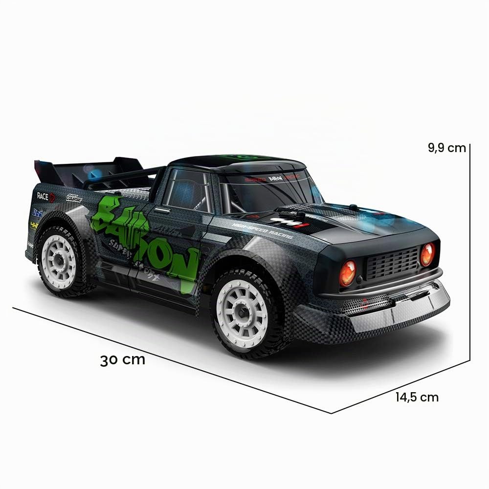 fisca 1/16 télécommande Voiture Haute Vitesse, 4WD RC Drift Voitures de Course Rapide 20MPH Camion 2,4 GHz Off-Road 4X4 Buggy Voiture Vitesse & Direction véhicule de contrôle Jouet avec des lumières