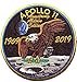Produktbild Nasa Apollo 11 50th Anniversary Aufnäher (90 mm) Iron/Sew on Patch (1969-2019) Commemorative Badge Space Moon Landing Emblem