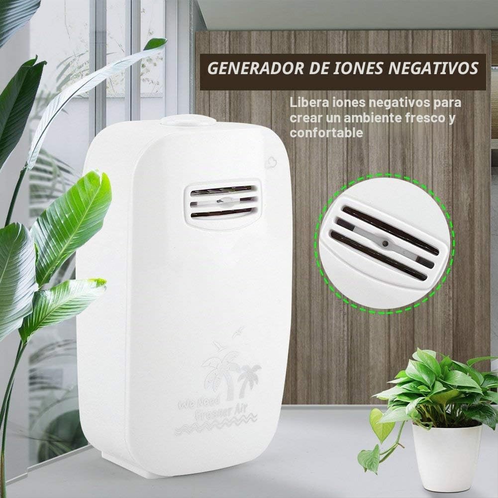 Generador de iones negativos, 100-240 V Purificador de aire portátil Eliminador de olores Eliminador de esterilización Dispositivo de desinfección para la oficina en casa Coche(Bianca Spina Eu)