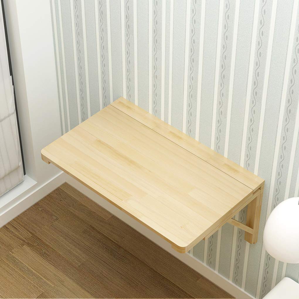 SXZenSpace Wall Mounted Drop Leaf Table Folding Floating Laptop Desk Study Computer