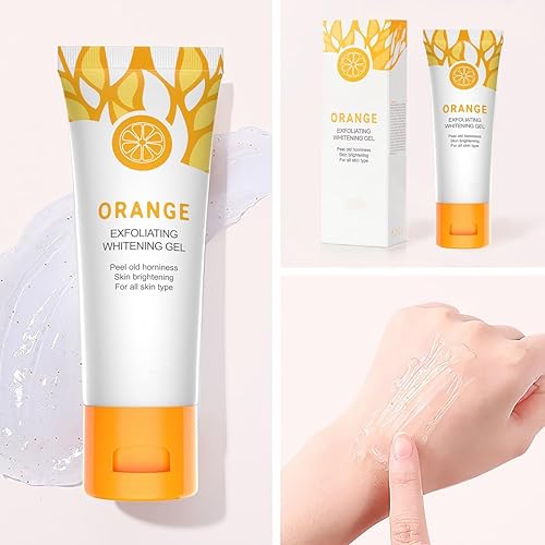Miniatura 3 de Exfoliante de gel exfoliante naranja para la cara y la piel del cuerpo, exfoliante facial de gel natural para pelar naranja, exfoliante facial