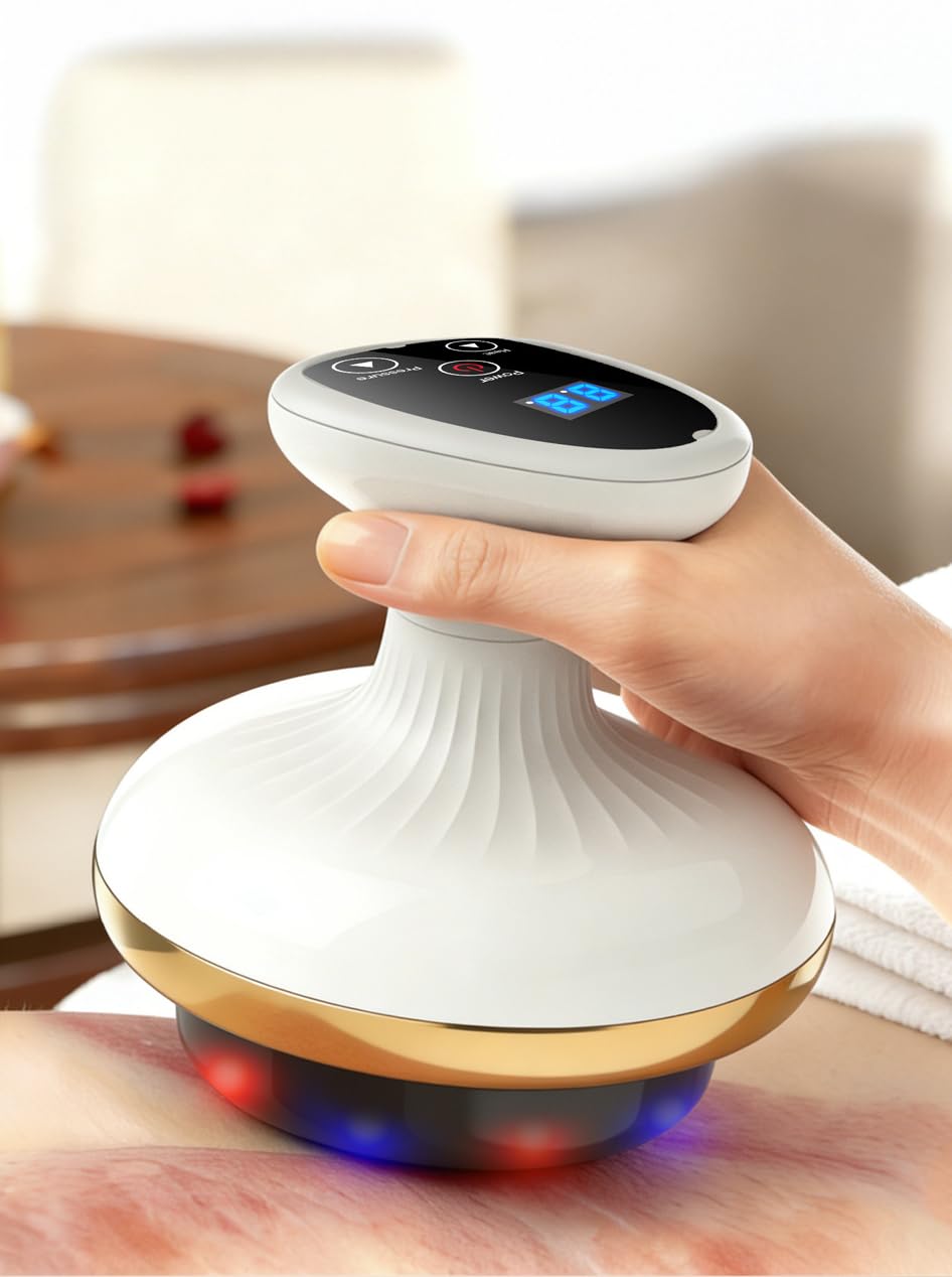 Vacuvia SculptGlow Appareil Anti Cellulite, 4 En 1 Contre Vide & Gua Sha Électrique, Peau Plus Ferme Et Meilleure Circulation Sanguine, Massage En Profondeur Avec Chaleur (Vacuvia Pro) - 2