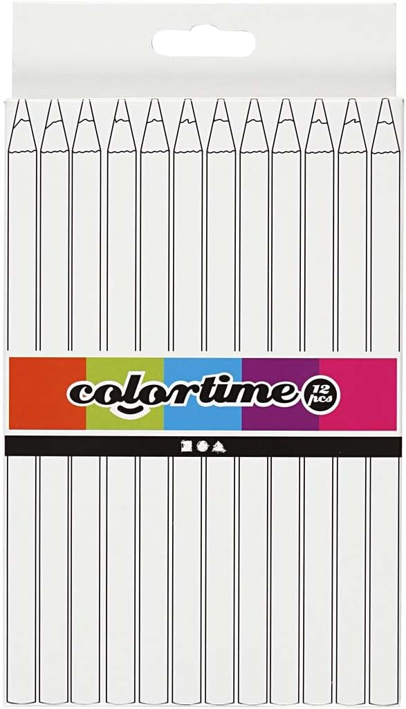 Colortime 12-Piece Coloured Pencils, Orange