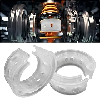 2PCS Car Suspension Shock Absorber, A Type Rubber Spring Booster Auto Buffers Power Cushion, Universal Car Spring Bumpers (A Type)