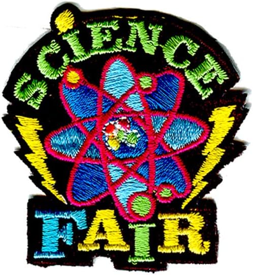 12 Pieces 2" Activity Scouts Applique Fun Patches, Science and Technology - STEM (Science Fair)