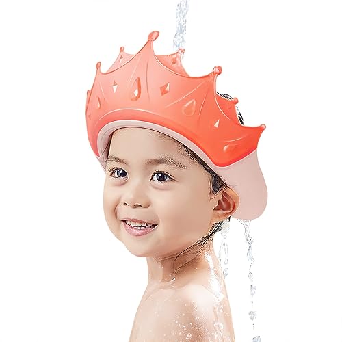 Gorro de ducha para niños cabezal de ducha de baño escudo de lavado del cabello para niños visera de ducha para niños evita que el agua entre en la disponible en Yaxa Colombia