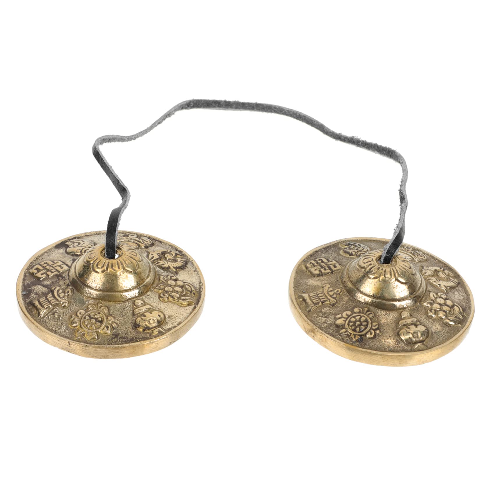 ibasenice Cymbale à Doigt en Cuivre Instrument de Percussion Créatif pour Contemplation et Yoga Accessoire Zen Facile à Transporter pour Relaxation et Pratique Spirituelle