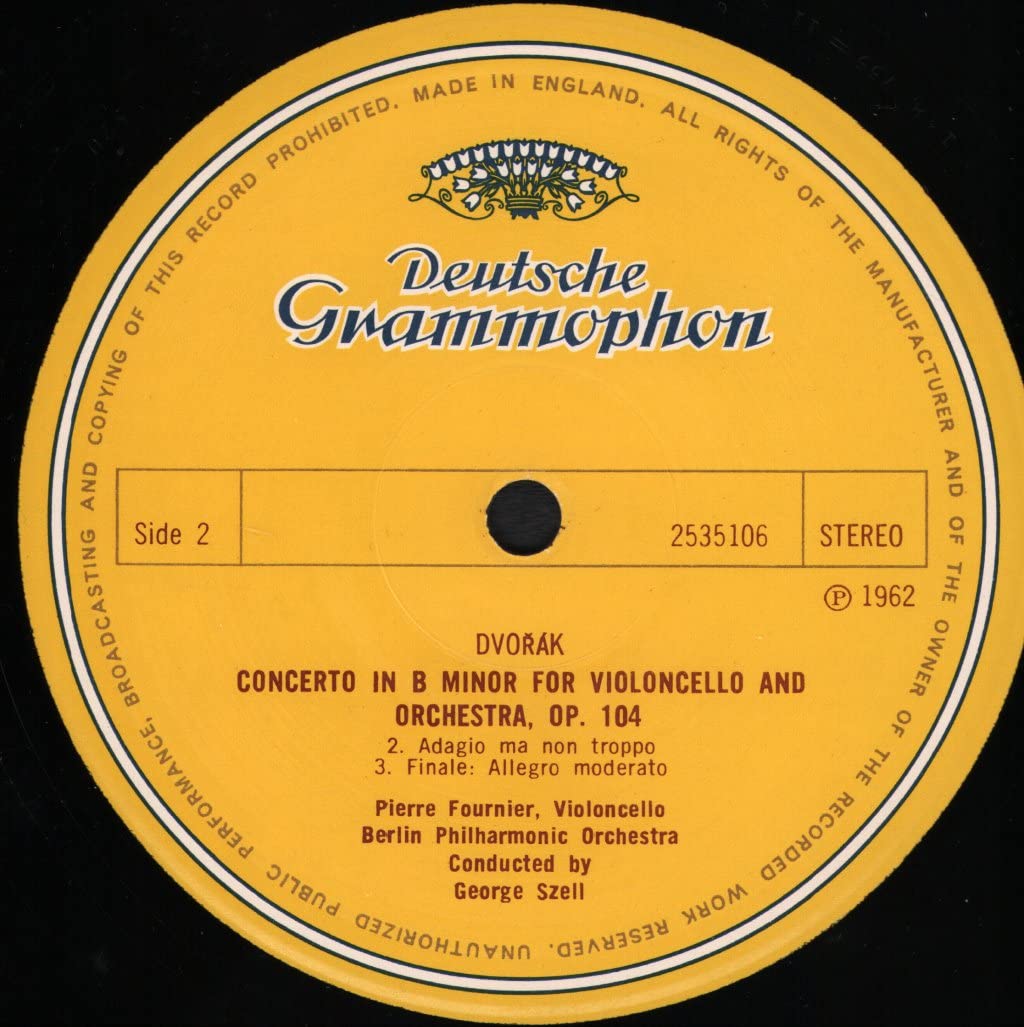Antonín Dvorák - Pierre Fournier, Berliner Philharmoniker, George