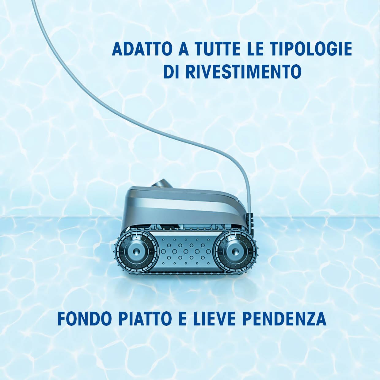 Zodiac Sweepy SWY 3520. Robot Pulitore di Fondo con Cavo. Piscine fino a 32 m²