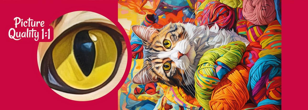Feline Whimsy Puzzle 500 Pieces