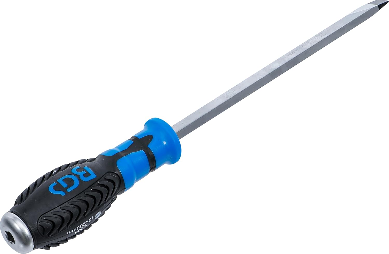 BGS 4906 | Screwdriver | Slotted 10 mm | Blade Length 200 mm