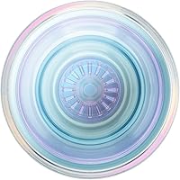 Vista 2 de PopSockets PopGrip - Soporte expandible y agarre con parte superior intercambiable - iridiscente transparente
