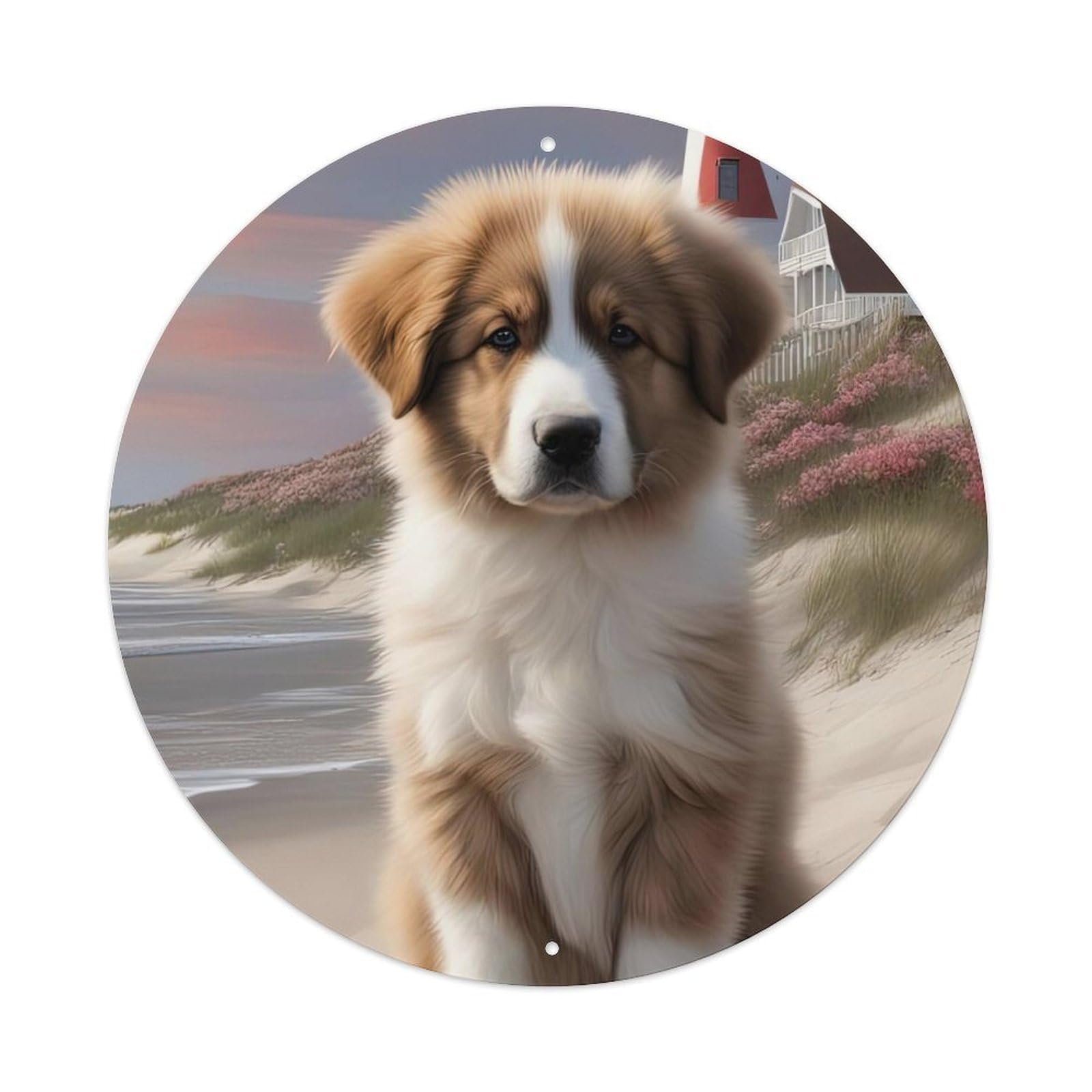 Animal Artwork Australian Shepherd Metal Tin Sign