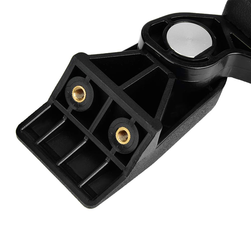 Yctze Top Case Pliant en Plastique ABS Noir - Accoudoir de Siège et Boîte Moto