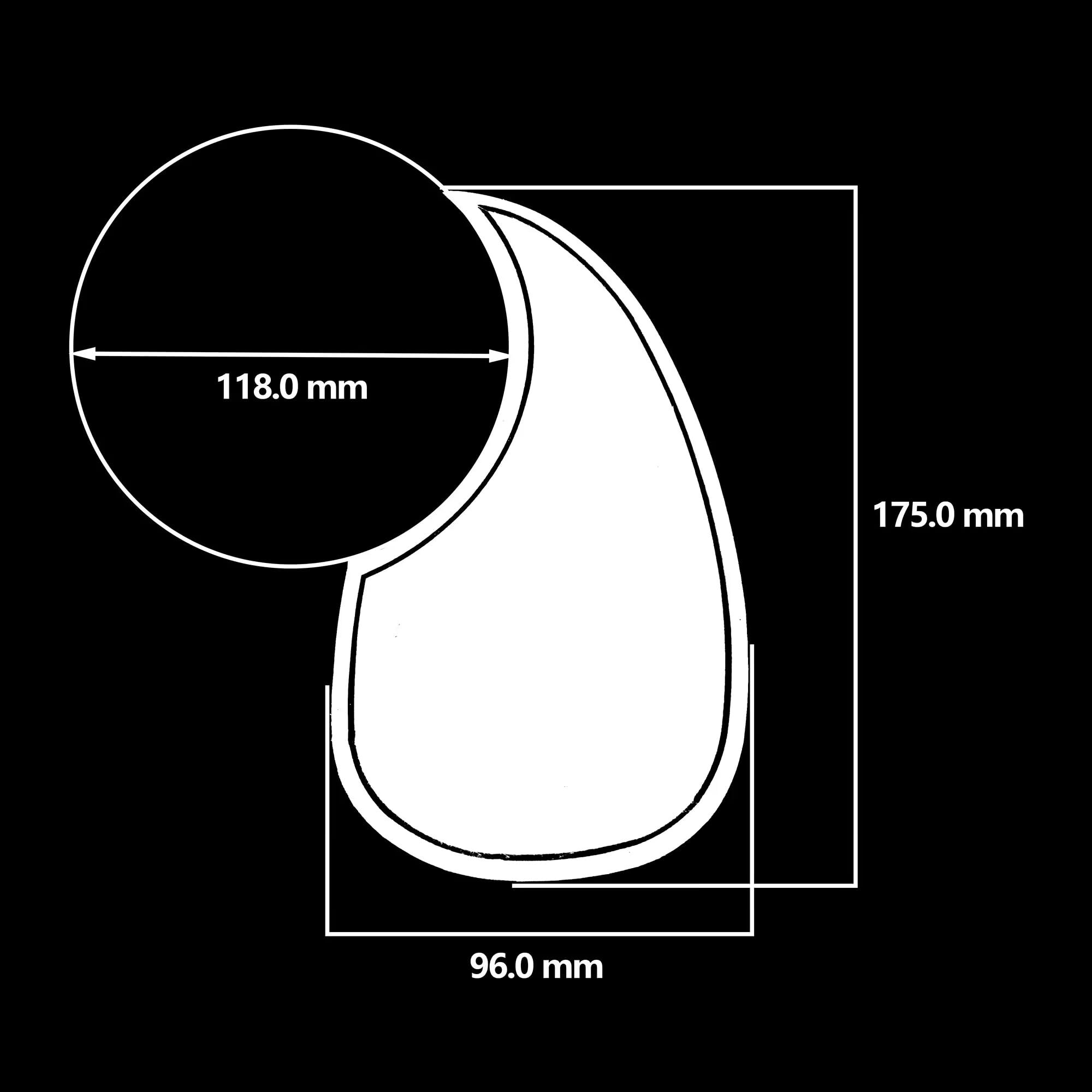 Guitar Pick Guard, Battipenna in abalone in palissandro autoadesivo for Chitarre acustiche folk D-45 Taylor(4)