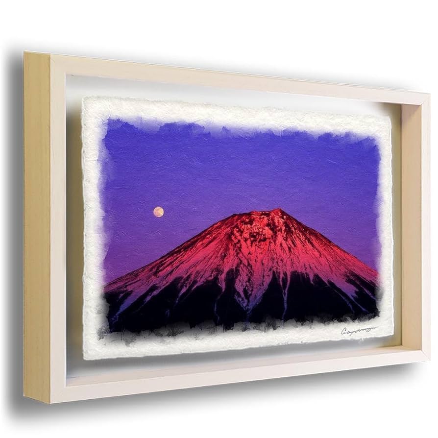 冬の風景 水墨画 金色フレーム付き 水墨画 冬の風景 金色フレーム 冬の風景 水墨画 金色フレーム