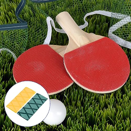 M METERXITY 2 Pack Table Tennis Racket Grip Tape, Paddle Grip, Soft Rubber, Apply to Ping Pong Gripping Handle (100 x 48mm - Image 2